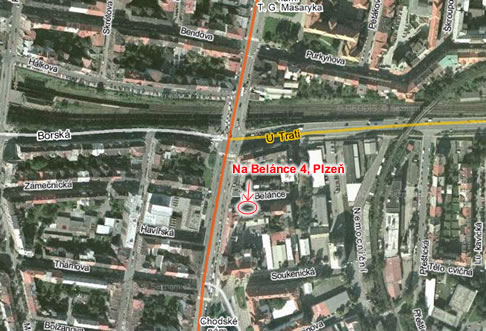 Mapka Plze